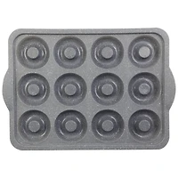12-Cavity Metal-Reinforced Silicone Mini Donut Pan by Celebrate It®