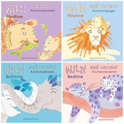 Child's Play Wild! Bilingual Board Books, Set of 4