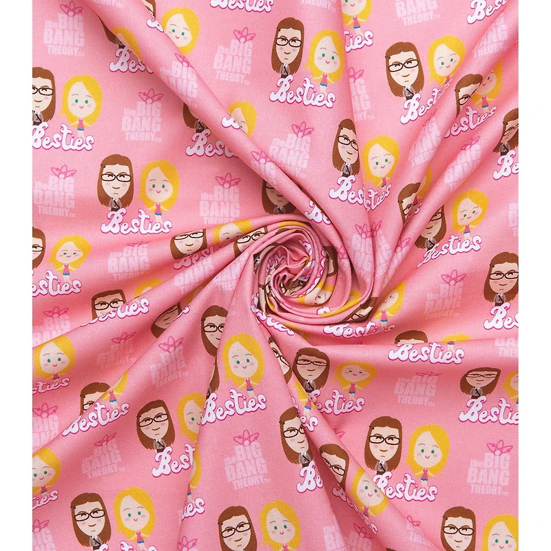The Big Bang Theory Besties Precut Cotton Fabric