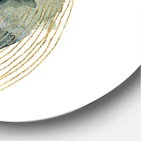 Designart - Abstract Landscape Of Mountains Moon and Tree