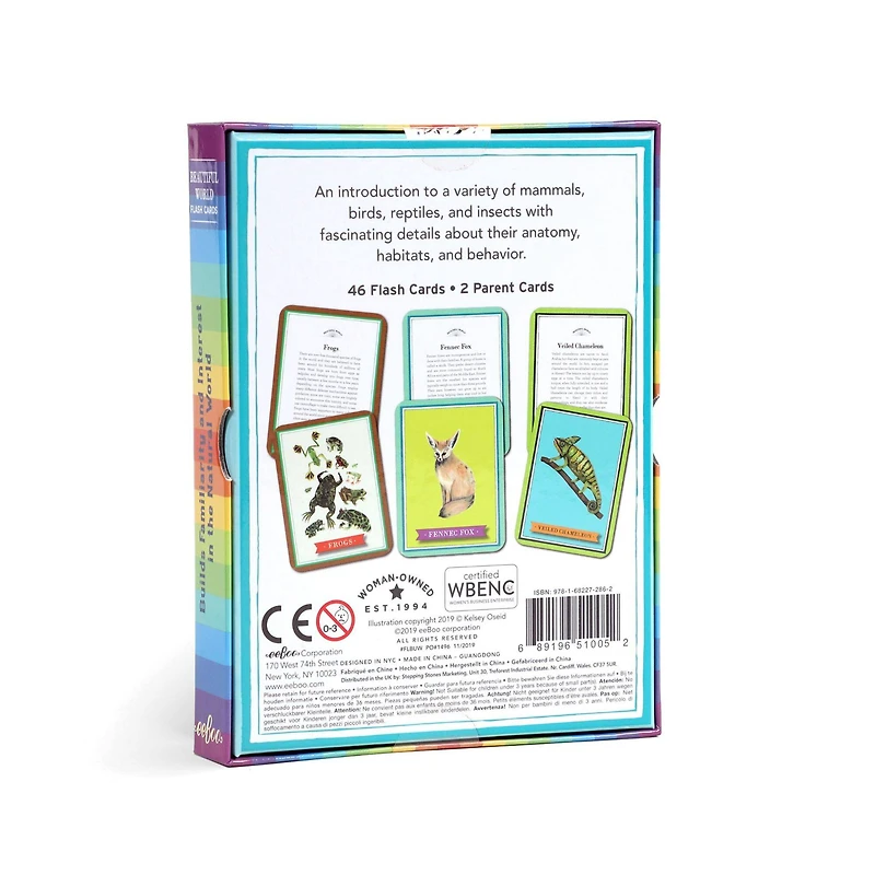 eeBoo Beautiful World Educational Flash Cards