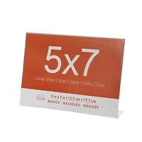 24 Pack: Acrylic Horizontal Bent 5" x 7" Frame, Basics by Studio Décor®