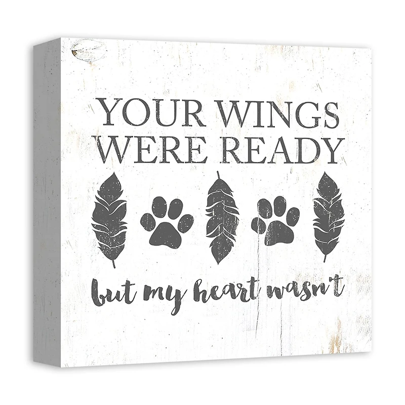Your Wings were Ready Canvas Wall Art