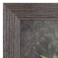 Christmas Flower Vase Western Gray Framed Print