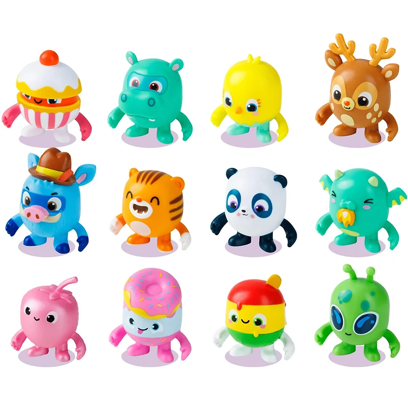 Piñata Smashlings Rainbow Whale Edition Box C Deluxe Collectible Figure Set