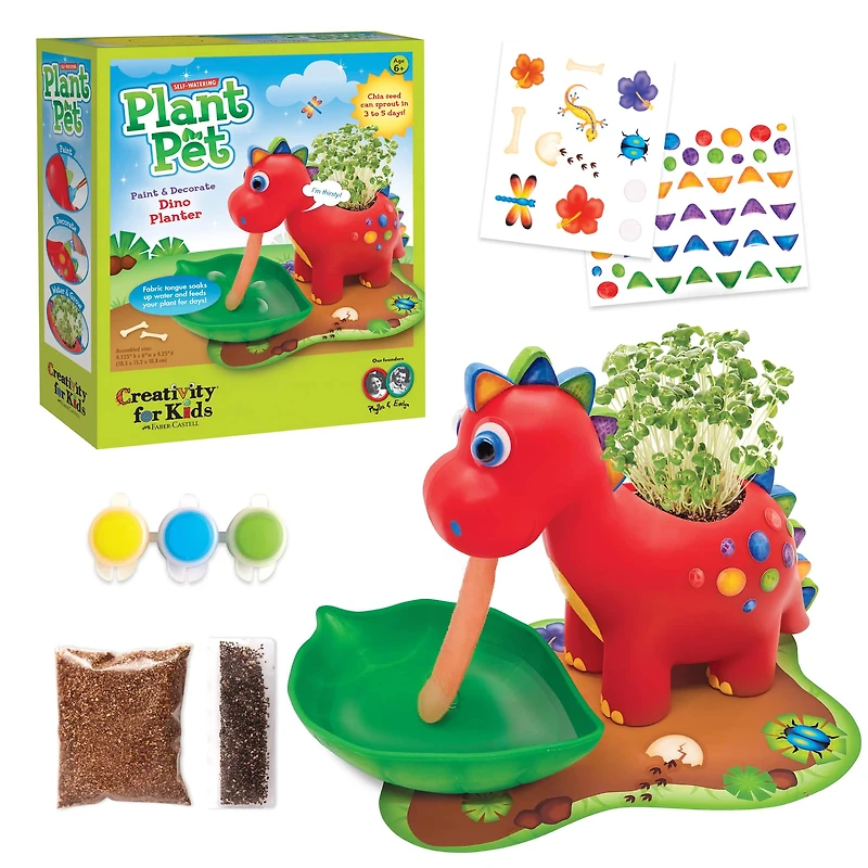 Creativity for Kids® Self-Watering Plant Pet Dinosaur