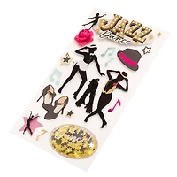 Jazz Dance Dimensional Stickers by Recollections™