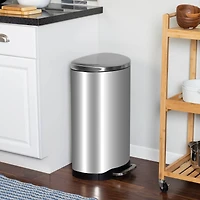 Honey Can Do 40L Soft-Close Stainless Steel Trash Can