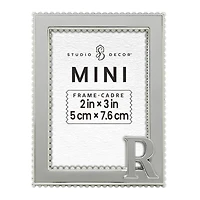 Mini Silver R Frame by Studio Décor®