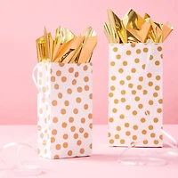 Small White & Gold Treat Bags By Celebrate It™