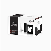 JoyJolt® Disney® 12oz. Luxury Mickey Mouse Crystal Double Old Fashion Glass, 2ct.