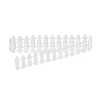 White Mini Wooden Fence by Make Market®