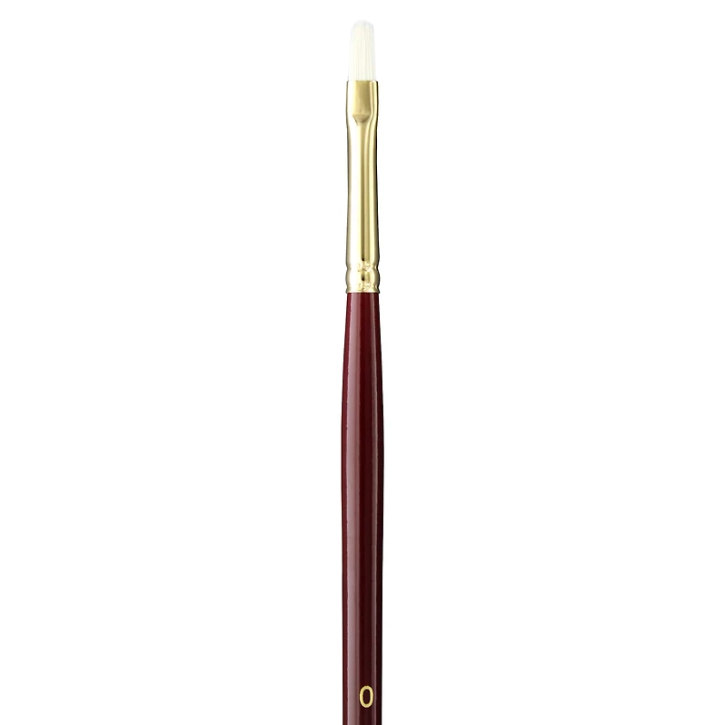 Connoisseur® Pure Synthetic Bristle Long Handle Filbert Brush