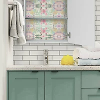 RoomMates Synchronized Floral Peel & Stick Wallpaper