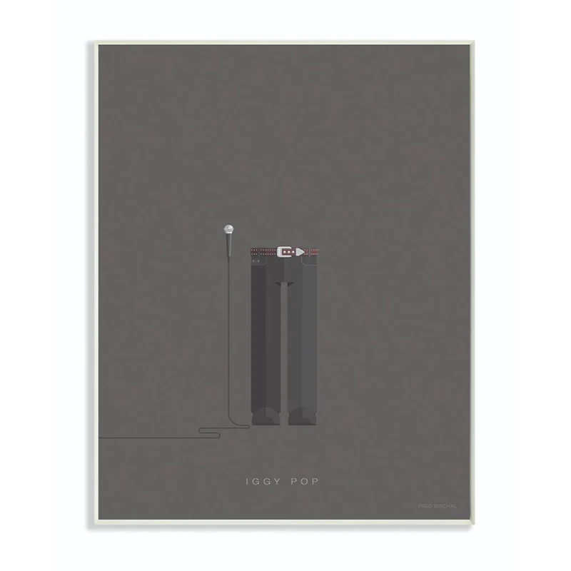 Stupell Industries Iggy Pop Fashion Design Wall Plaque