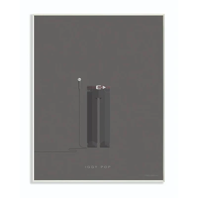 Stupell Industries Iggy Pop Fashion Design Wall Plaque