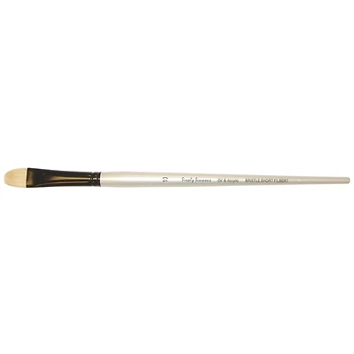 Simply Simmons Long Handle Bristle Short Filbert Brush