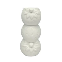 6.5" DIY Ceramic Strawberry Stack Vase by Make Market®
