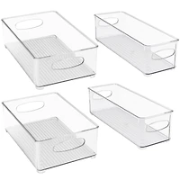 Sorbus Clear Stackable Kitchen & Fridge Storage Organizer Set