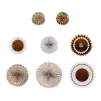Gold Print Rosette Décor Kit by Celebrate It™