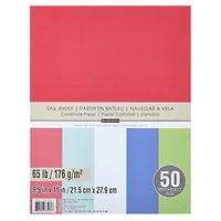 12 Packs: 50 ct. (600 total) Sail Away 8.5" x 11" Cardstock Paper by Recollections™