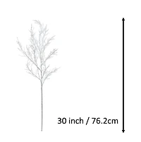 30" White Glitter Tinsel Stem by Ashland®