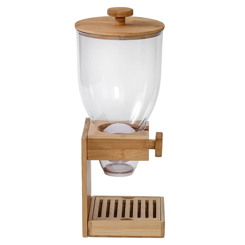Natural Bamboo Cereal Dispenser