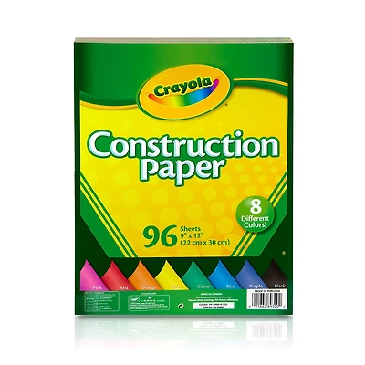 12 Packs: 96 ct. (1,152 total) Crayola® Construction Paper