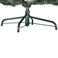 7.5ft. Pre-Lit Real Touch™ Flocked Grand Teton Pine Artificial Christmas Tree, Warm White LED Lights