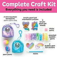Creativity for Kids® Bubble Gems™ Backpack Keychains Kit