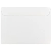 JAM Paper 5.5" x 7.5" White Booklet Envelopes