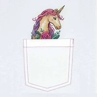 MP Studia Unicorn Cross Stitch On Clothes Kit