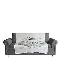 Live Life in Full Bloom Fleece Blanket