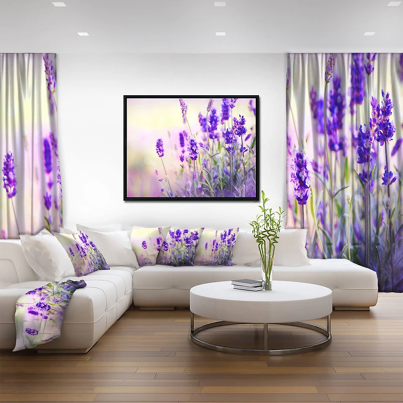 Designart - Purple Lavender Field