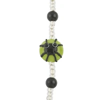 Green & Black Spider Lampwork Glass Bead Mix by Bead Landing™