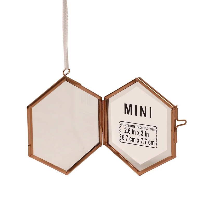 Mini Hexagon Float Frame by Studio Décor