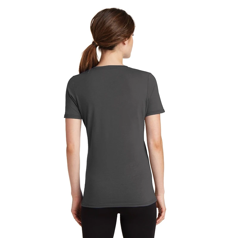 Port & Company® Neutrals Ladies Performance Blend V-Neck T-Shirt