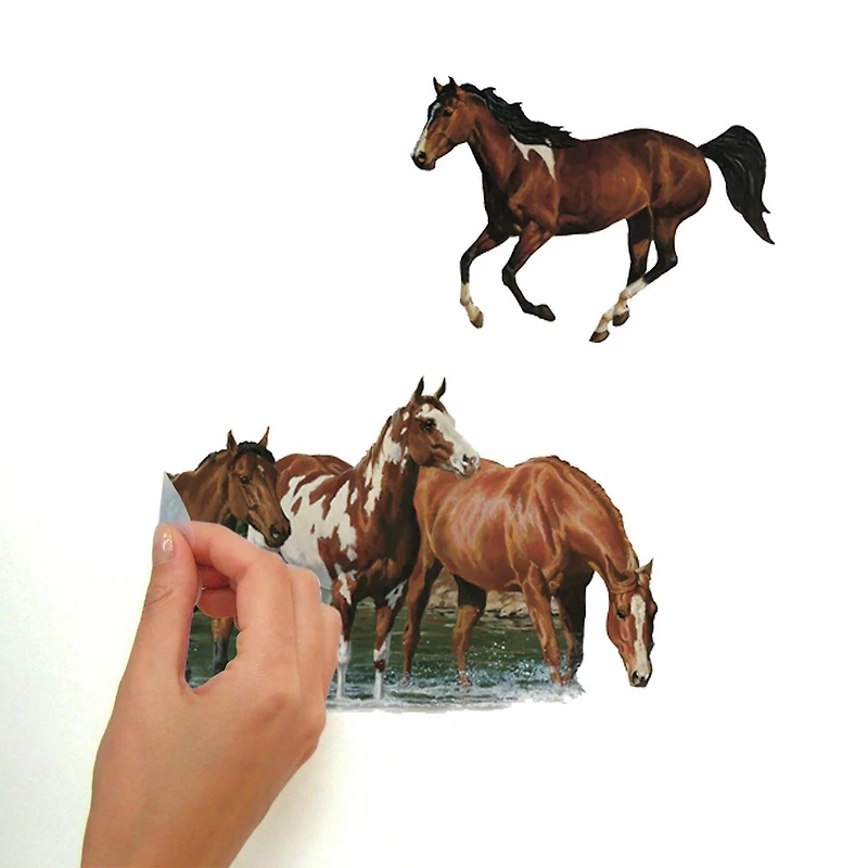 RoomMates Wild Horses Peel & Stick Wall Decals