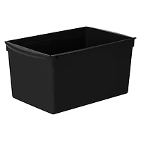 Storex Wide Book Bin Black, Set of 6