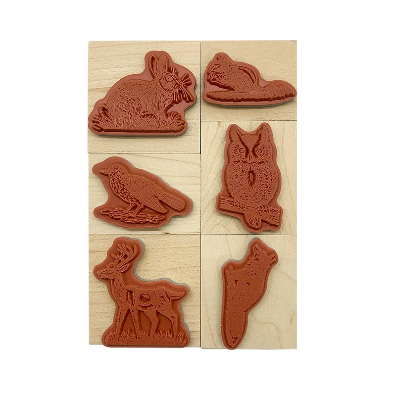 Woodland Animals Wood Stamp Set by Recollections™