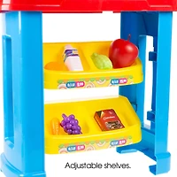 Toy Time Grocery Store Selling Stand Supermarket Playset