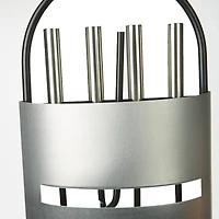 Mind Reader 4 Piece Fireplace Iron Steel Tool Set