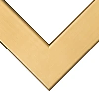 Frame USA Stainless Gold Single Image Picture Frame