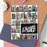 Hero Arts® PolyCLEAR® Bookcase Peek-A-Boo Clear Stamp Set