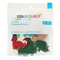 Felt Dinos Scrap Pack, 50ct. by Creatology™
