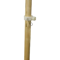 5ft. Wooden Flagpole with Anti-Furling Ring & Bracket Kit