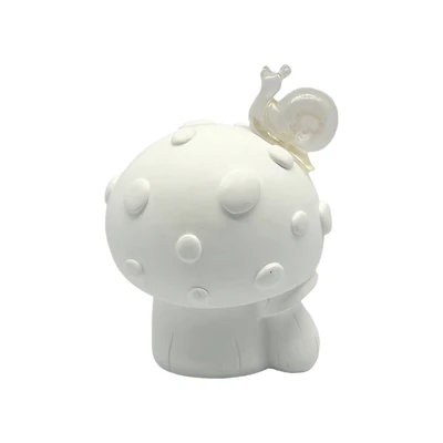 7" Solar LED Mushroom with Snail DIY Décor by Make Market®