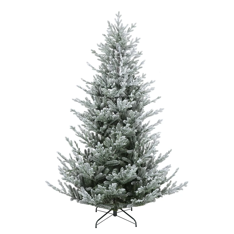 6.5ft. Unlit Real Touch™️ Flocked Little River Fir Artificial Christmas Tree
