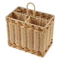 8" Faux Rattan Caddy Container by Ashland®