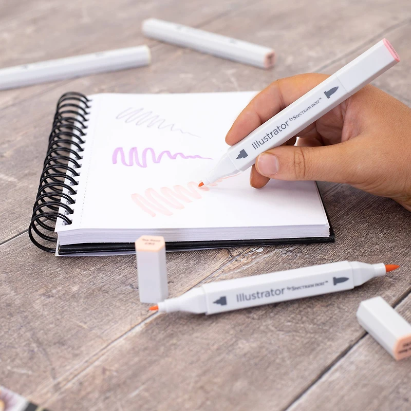 Spectrum Noir™ Illustrator Delicate Dual-Tip Brush Markers